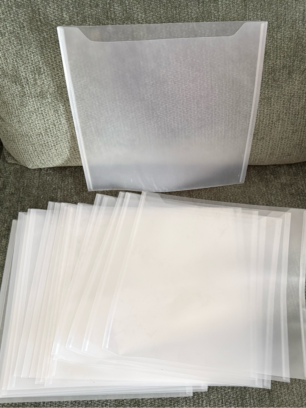 Clear Poly Document Sleeves-#20